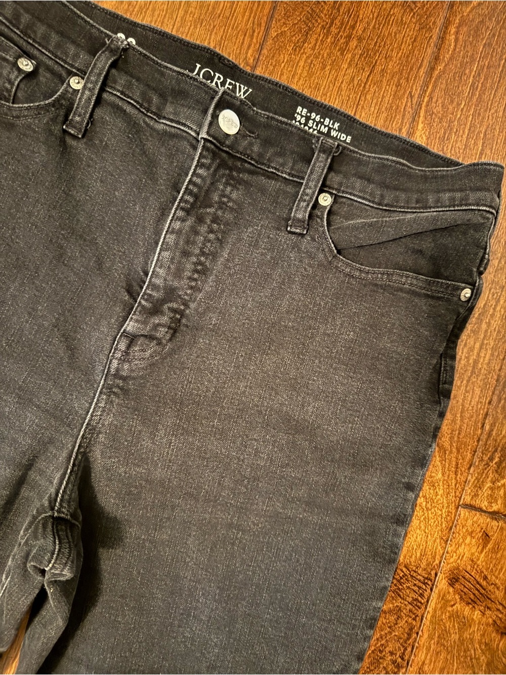 J. Crew Black Wash Denim Jeans